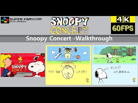 [SFC] Snoopy Concert スヌーピーコンサート Walkthrough