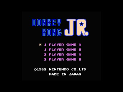 ドンキーコングJR./ DONKEY KONG JR.Opening BGM (ファミコン / NES / Famicom)