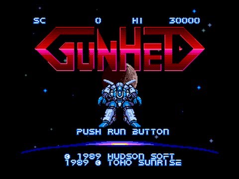 Gunhed - God of Game Mode - Longplay - PC Engine - TurboGrafx-16 - Shmups - STG