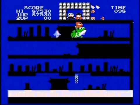ファミコン名作　忍者じゃじゃ丸くん　巨大カエル登場　ガマパックン