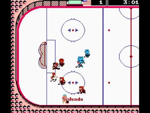 NES Longplay [309] Ice Hockey