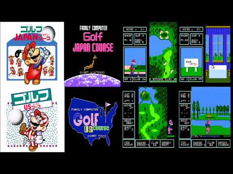 ゴルフJAPANコース &amp; ゴルフUSコース BGM 任天堂【GOLF JAPAN COURSE &amp; GOLF US COURSE BGM NINTENDO】