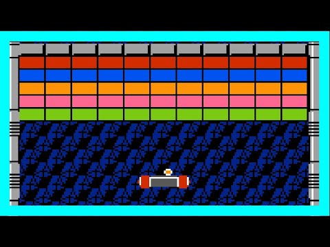 Arkanoid (FC · Famicom) video game port | full game completion session for 1 Player 🎮