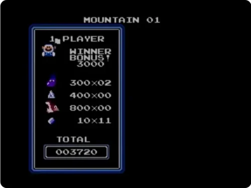 アイスクライマー　ボーナスステージ