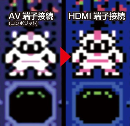 8ビットコンパクトHDMI画質比較
