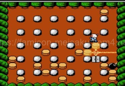ボンバーマン2プレイ画面
