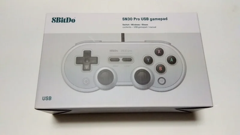 8bitdo SN30 Pro パッケージ