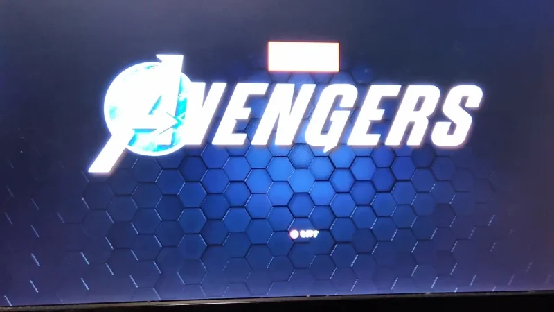 アベンジャーズ起動画面